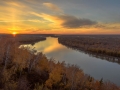 Autumn river view