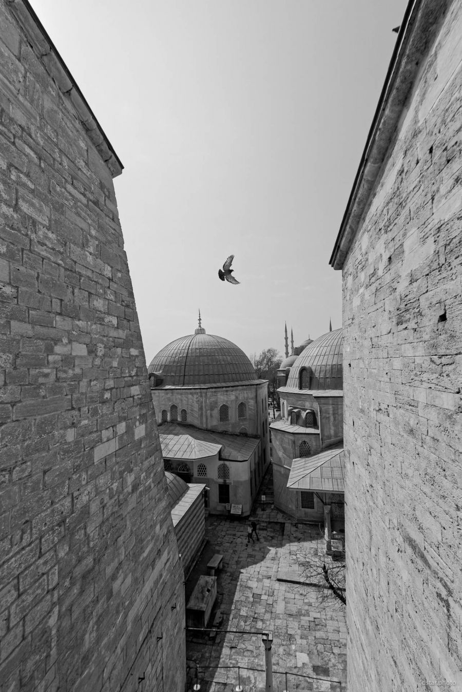 View from the window of Hagia Sofia