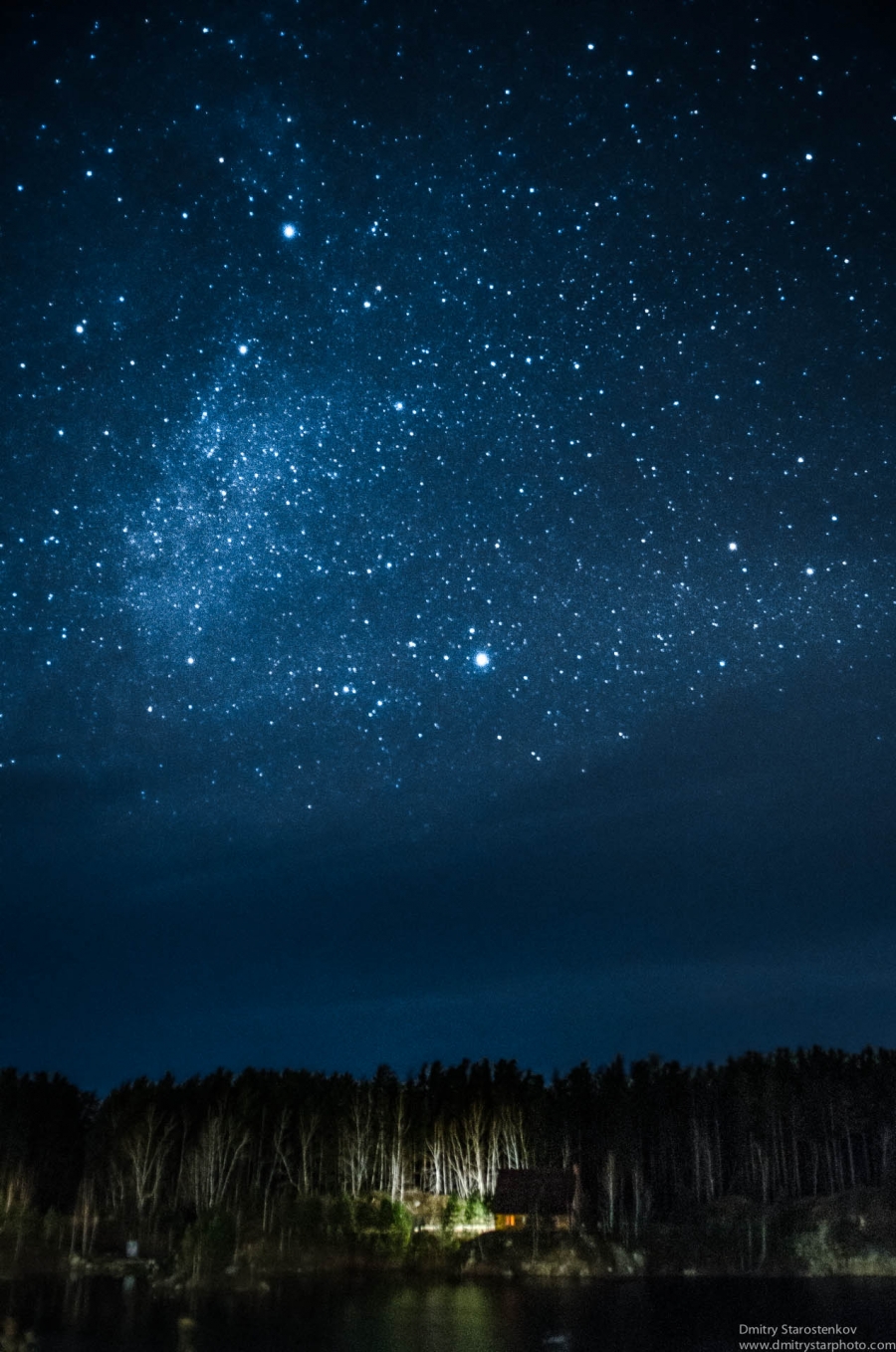 House under the Starry Sky
