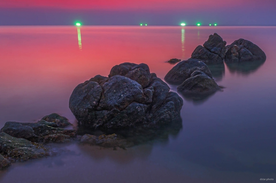 Haad Yao Beach's sunset