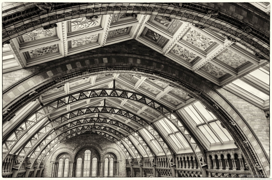 The arch of the Natural History Museum