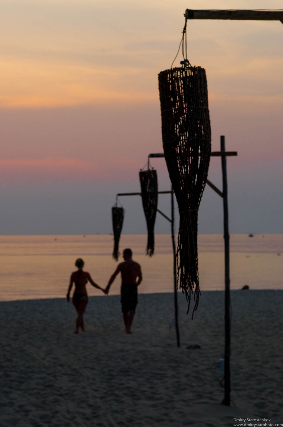 Romantic tones of a sunset