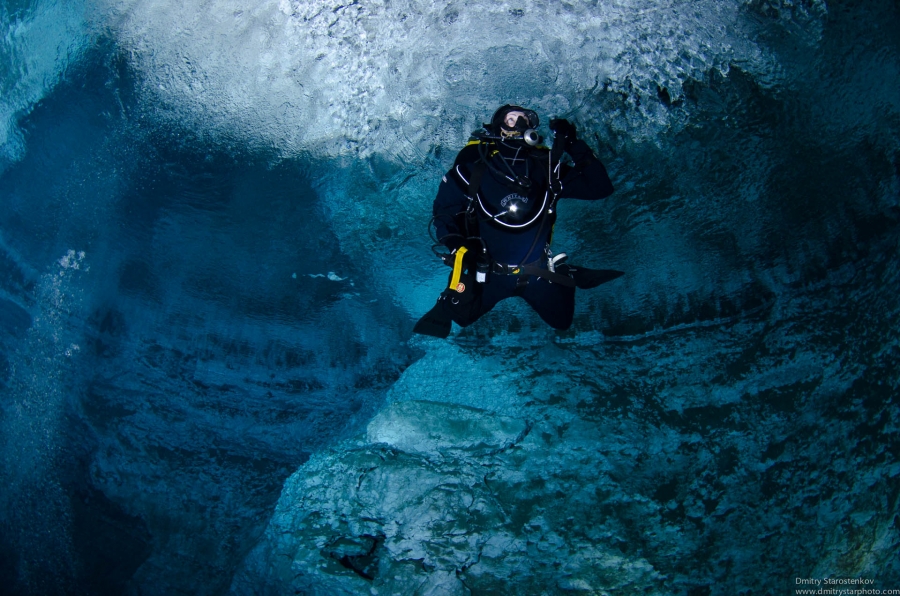 Under the cave dome