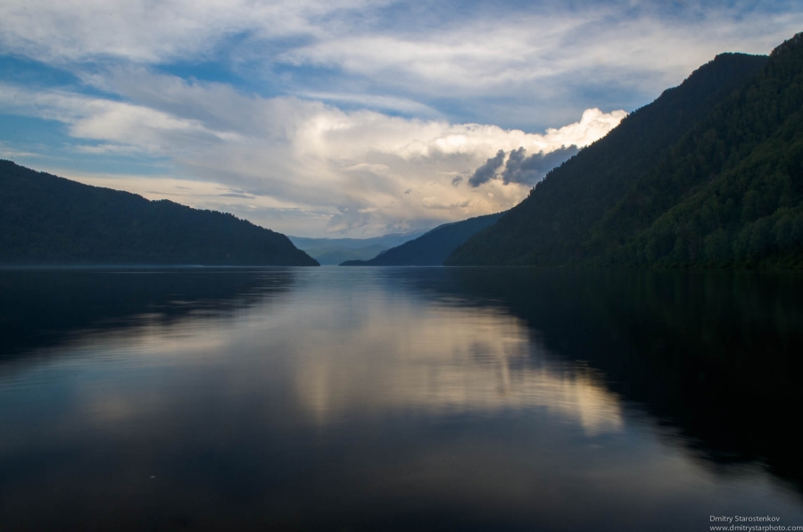 Landscape of Lake Teletskoye