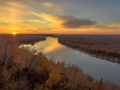 Autumn river view