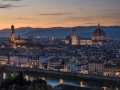 Florence in the twilight