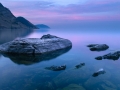 Sunset on Olkhon Island of Baykal Lake