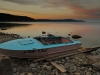 Sunset over the Baykal Lake