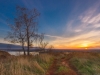 Autumn sunrise at the riverside